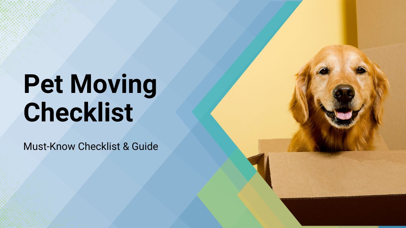 Read more about the article Moving with Pets Checklist: Guide To Moving House with Pets